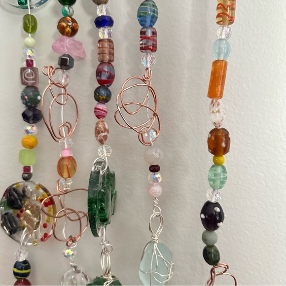 Hanging wall decor OOAK Assemblage Art Handmade Mosaic Indoor/Outdoor - Picture 8 of 15